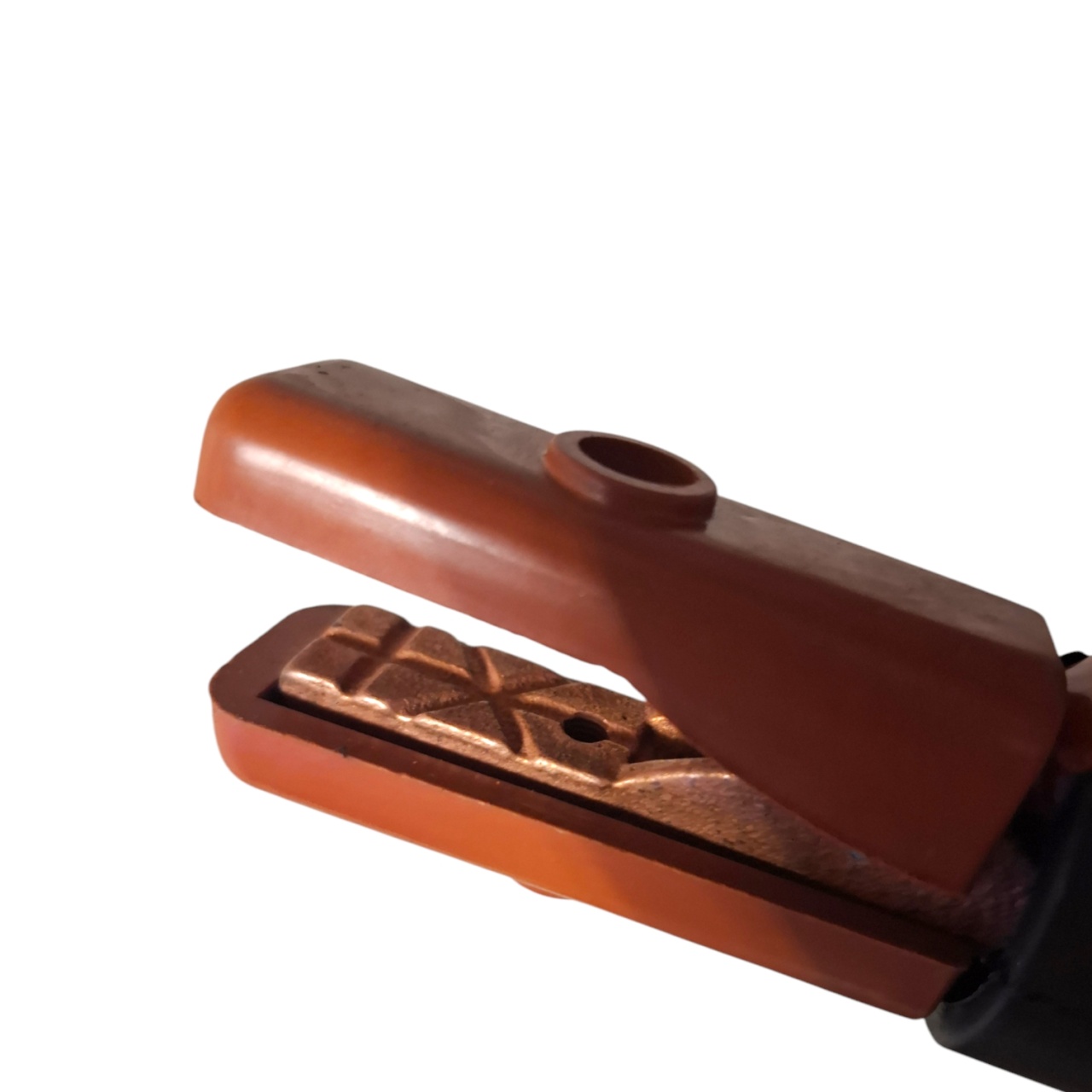 электродержатель 500 a, латунь, 45/90/180⁰, рукоять термопластик, эконом, "maximum" mx 06164 оптом